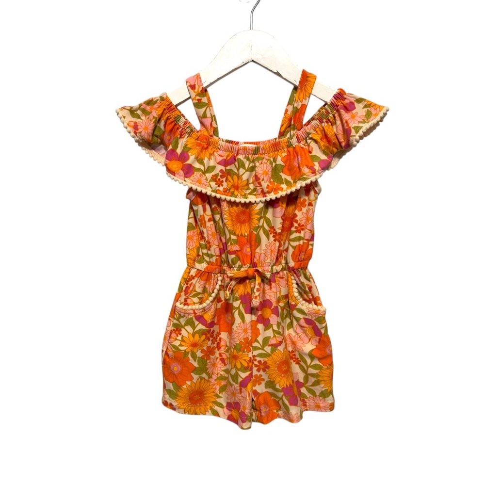 ⭐️ 5/$30 Monkey Bars Kids Floral Romper size 2-3 Years
